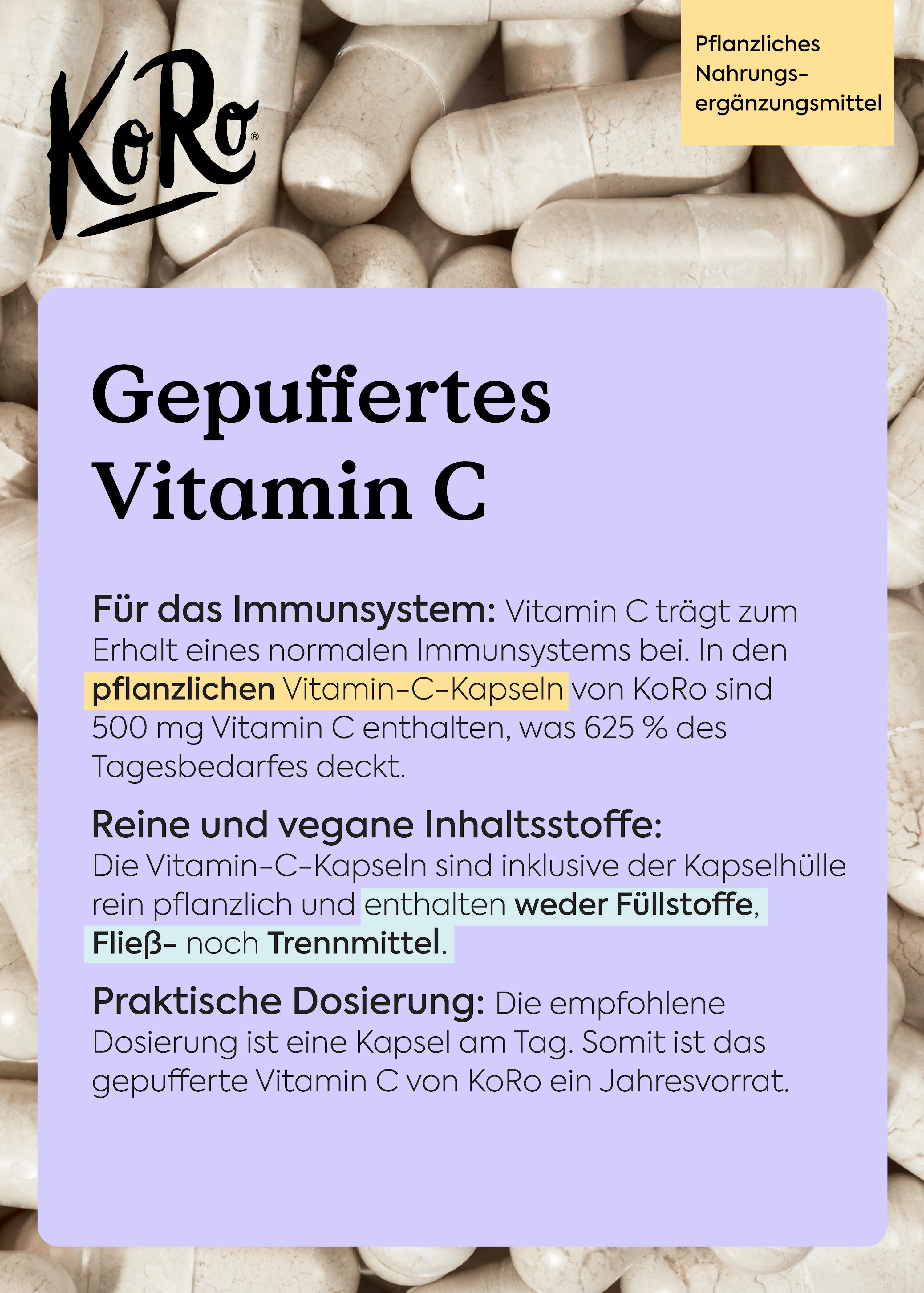 4255582810875 - Gepuffertes Vitamin C Kapseln 365 Stück